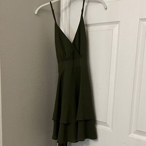 Olive Green Women's Dress
